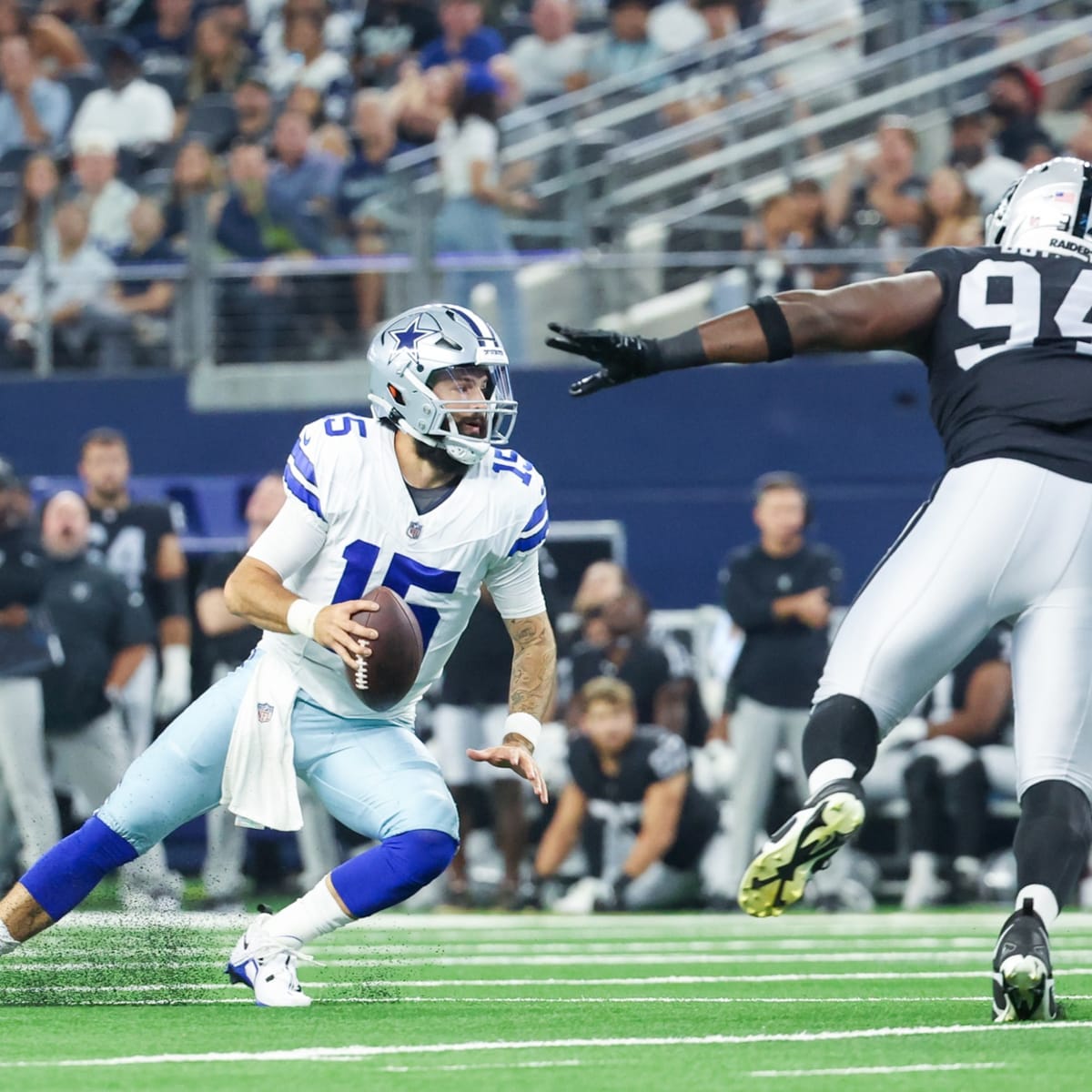 Cowboys vs Raiders: Will Grier outstanding, Dallas backups win 31