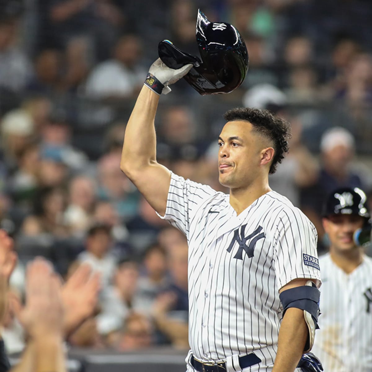 Giancarlo Stanton of Yankees hits home run at MLB All Star Game