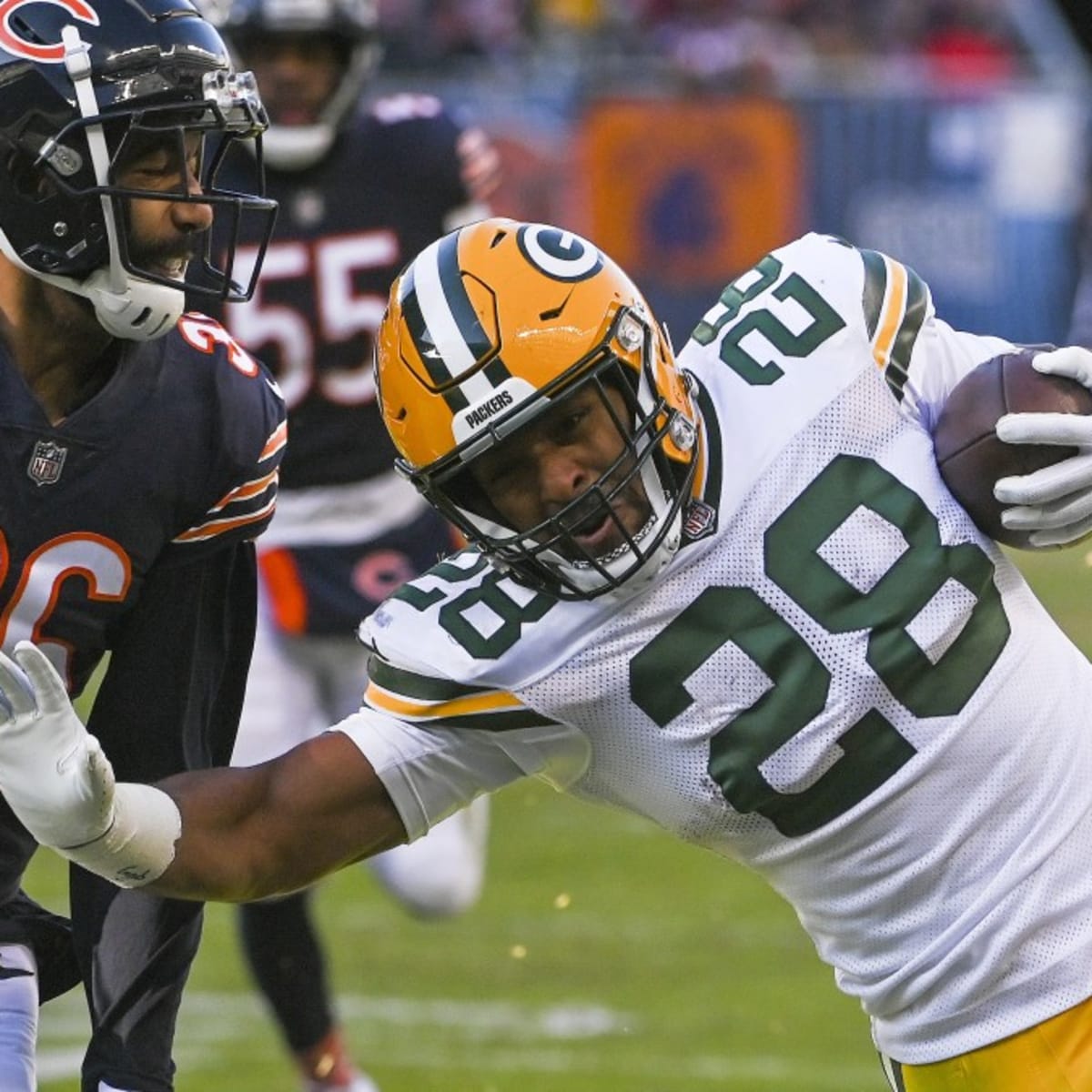 Packers RB AJ Dillon Focused on Bears, Not Jonathan Taylor Trade Rumors -  Sports Illustrated Green Bay Packers News, Analysis and More