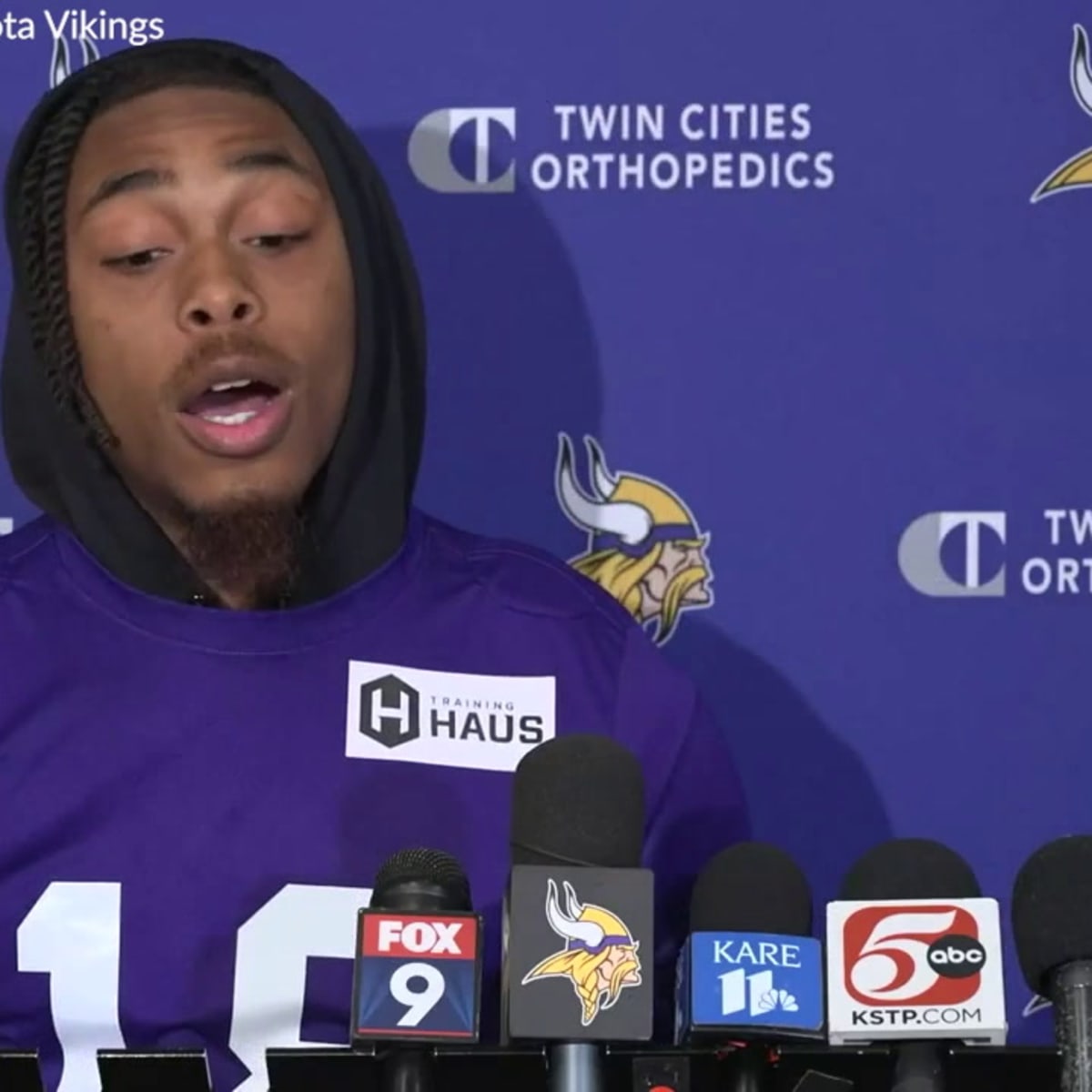 Vikings star Justin Jefferson downplays contract talks: 'My focus is on playing  football'