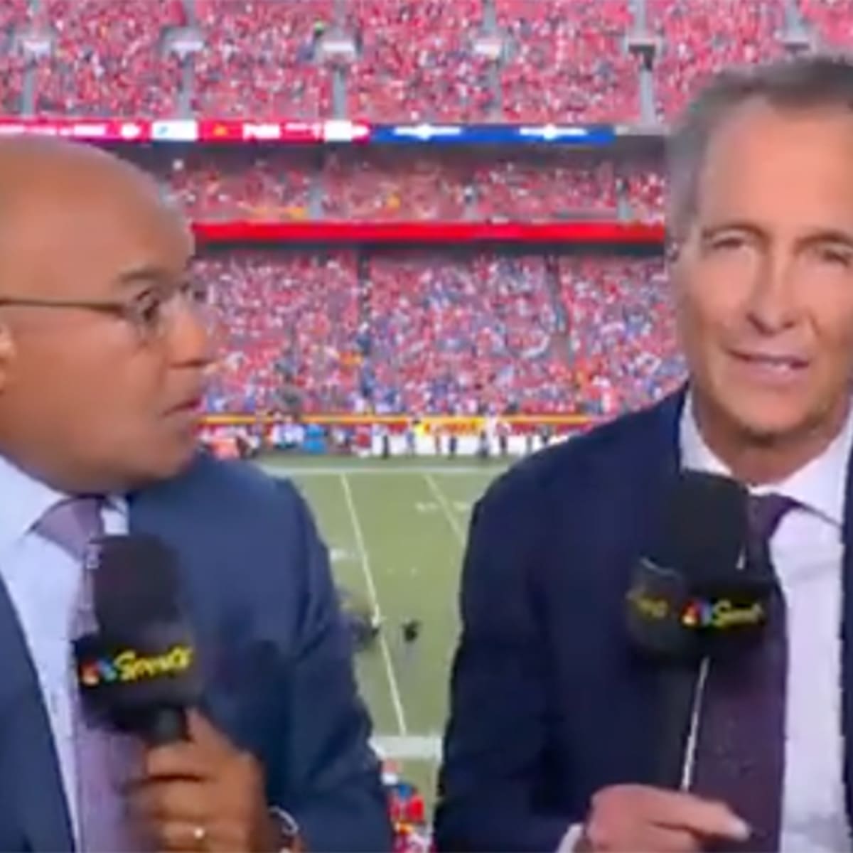 NFL fans left confused after NBC puts microphones on Aidan