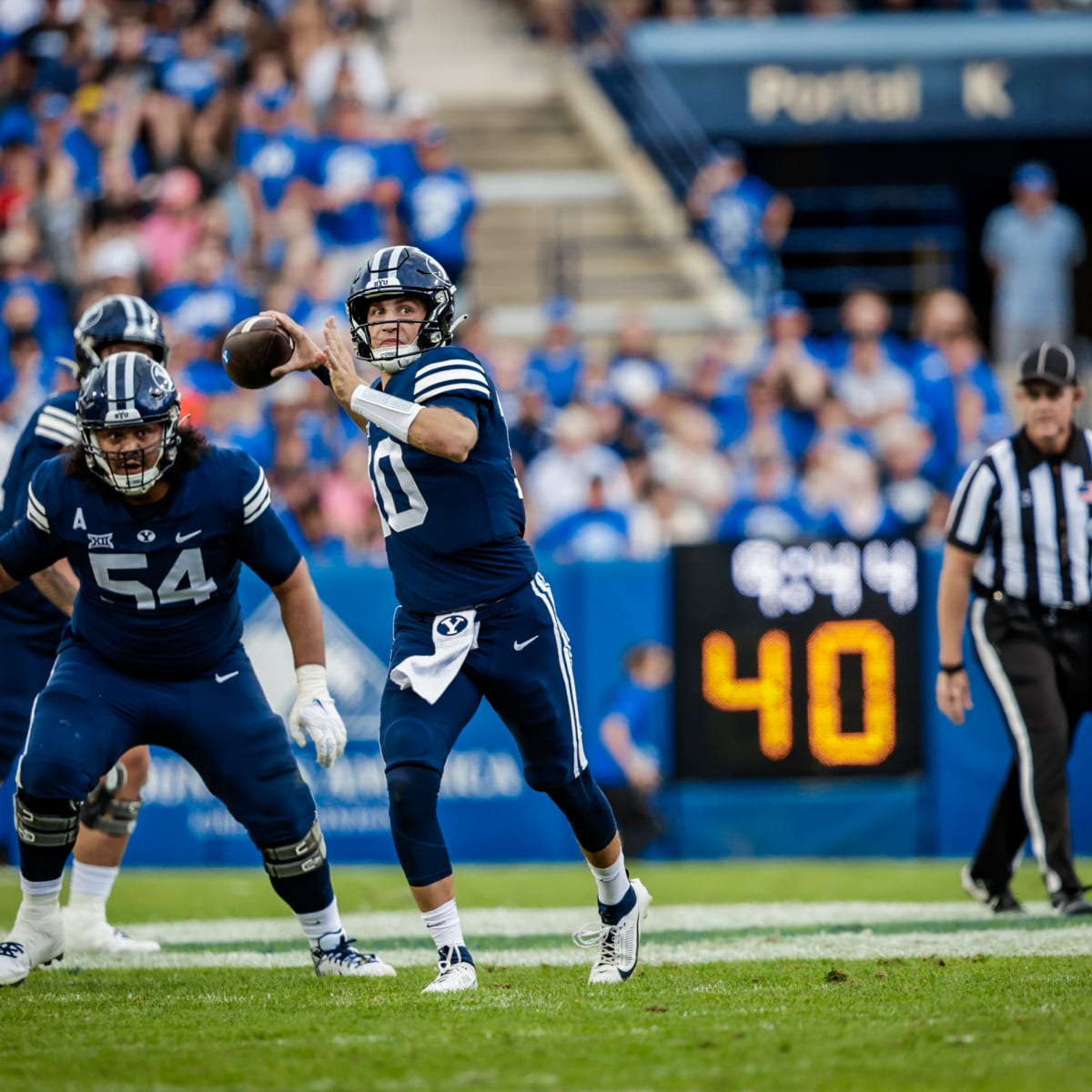 Former BYU QB Throws 40-Yard TD Pass On Perfect Drive