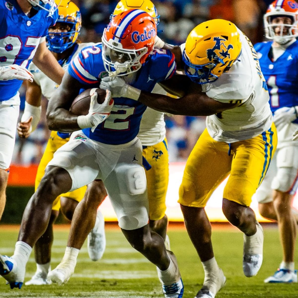 Former Gator Johnson just fine with role