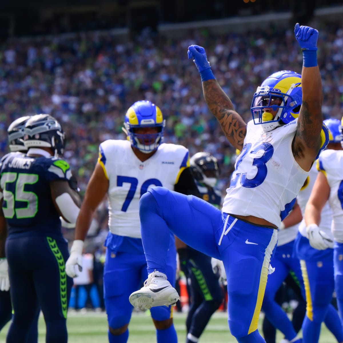 Rams shut down Seahawks in second half to win season opener – Orange County  Register