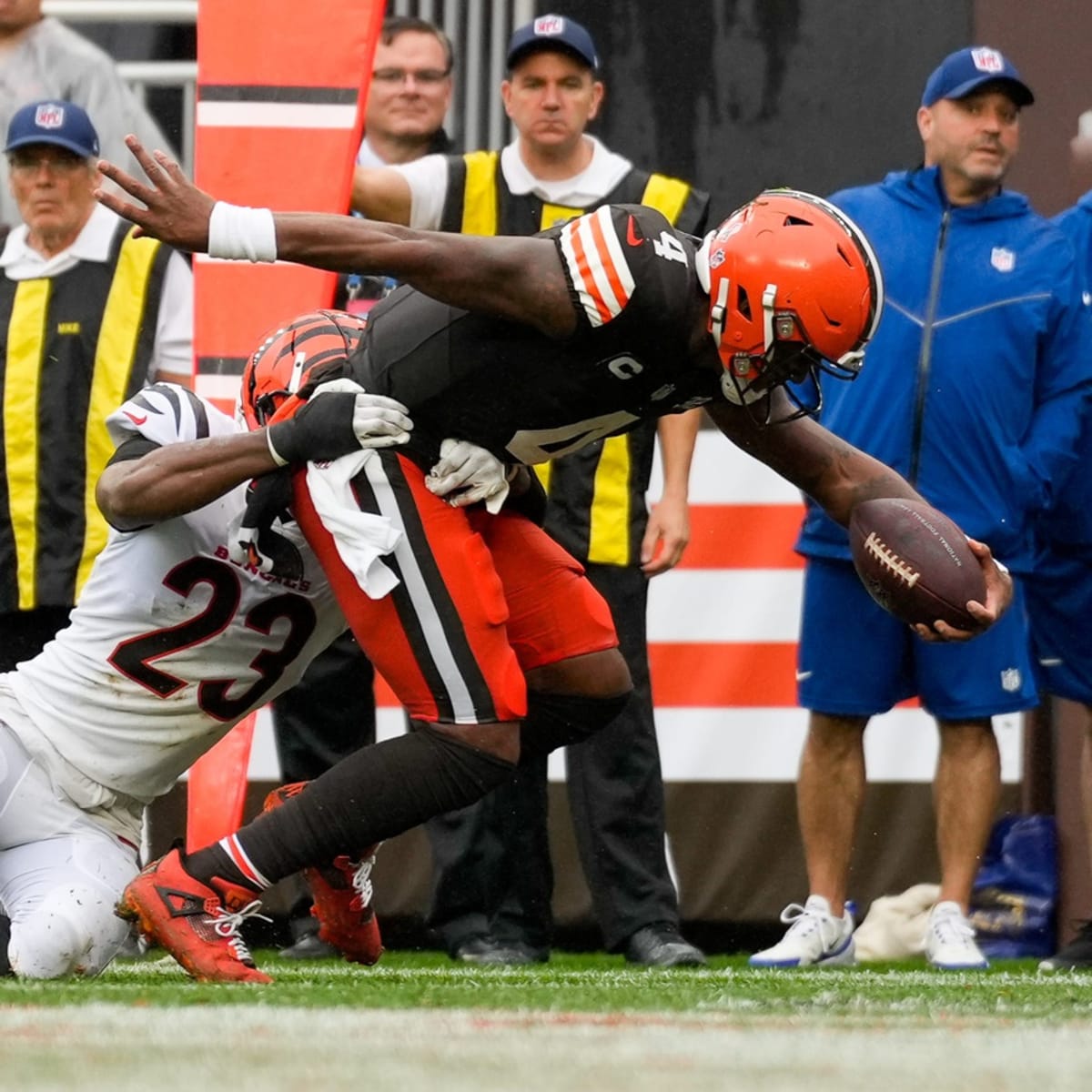 Cleveland Browns Stadium - Perfect day for the Browns vs. Bengals! Go Browns!