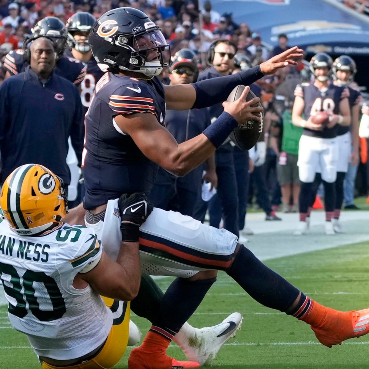 Eberflus: Bears 'have to improve' red-zone execution