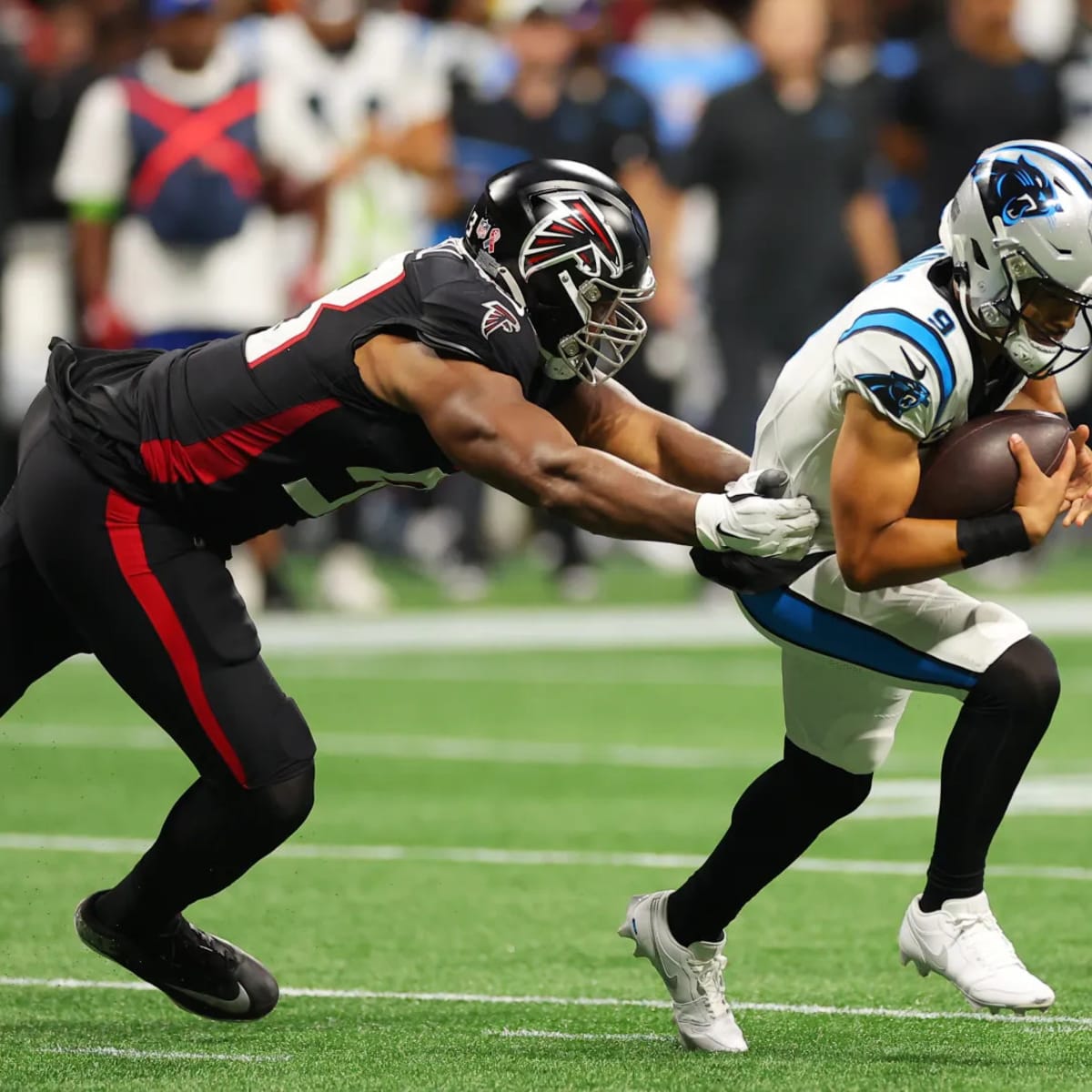 Falcons' Calais Campbell to do the 'Dirty Bird' when he hits 100 sacks