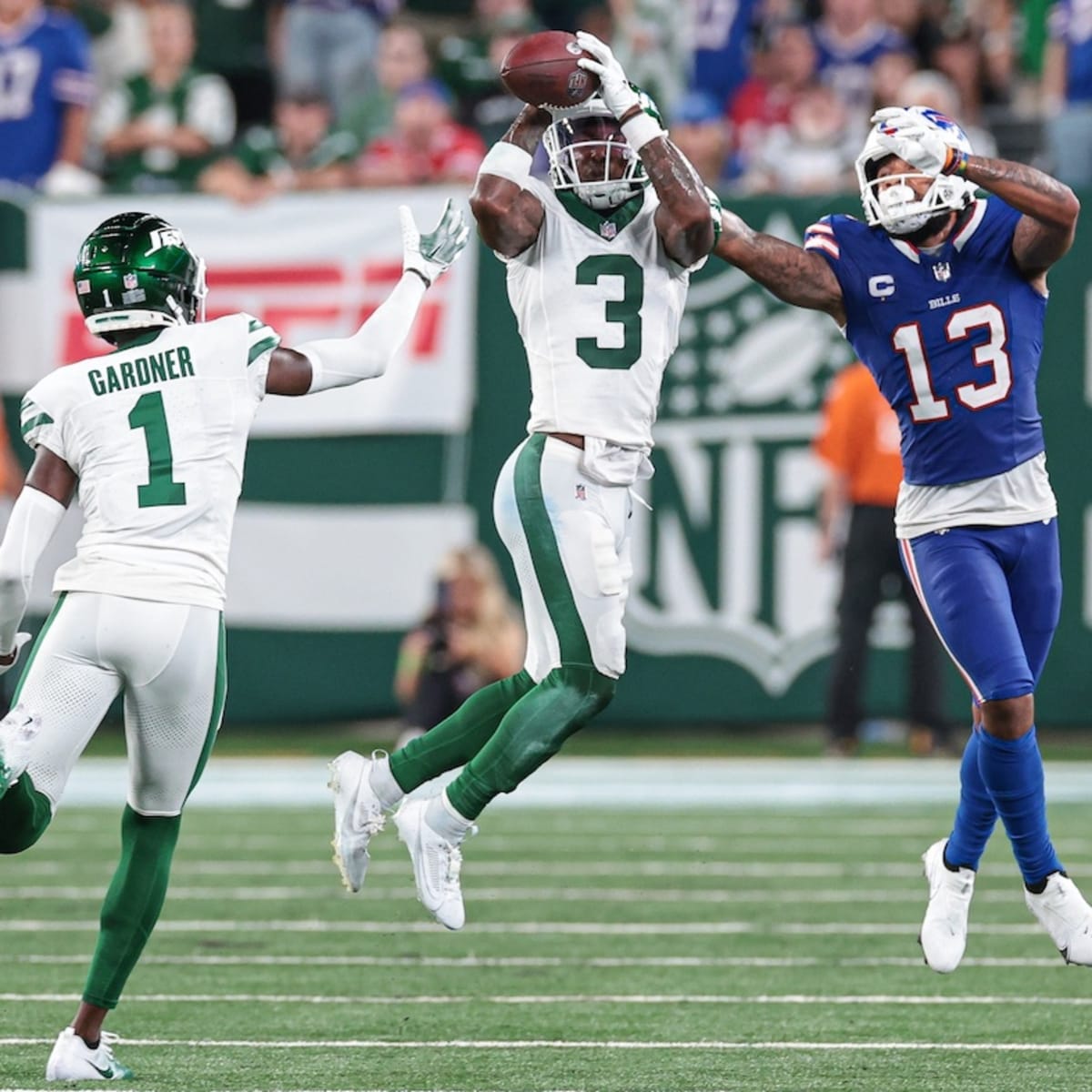 Jets' Jordan Whitehead earned $250,000 by intercepting Josh Allen