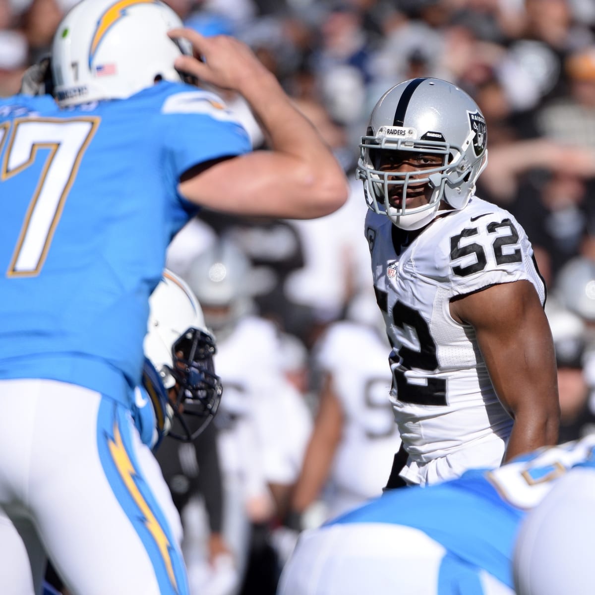 Khalil Mack joins Chargers looking to change narrative – Orange County  Register