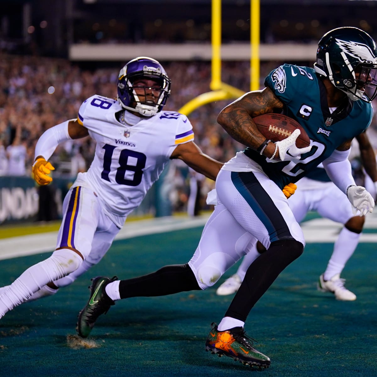 Thursday Night Football Tonight: Top 3 Storylines Include Justin  Jefferson's Mood, Eagles Run Game, and a Short Week