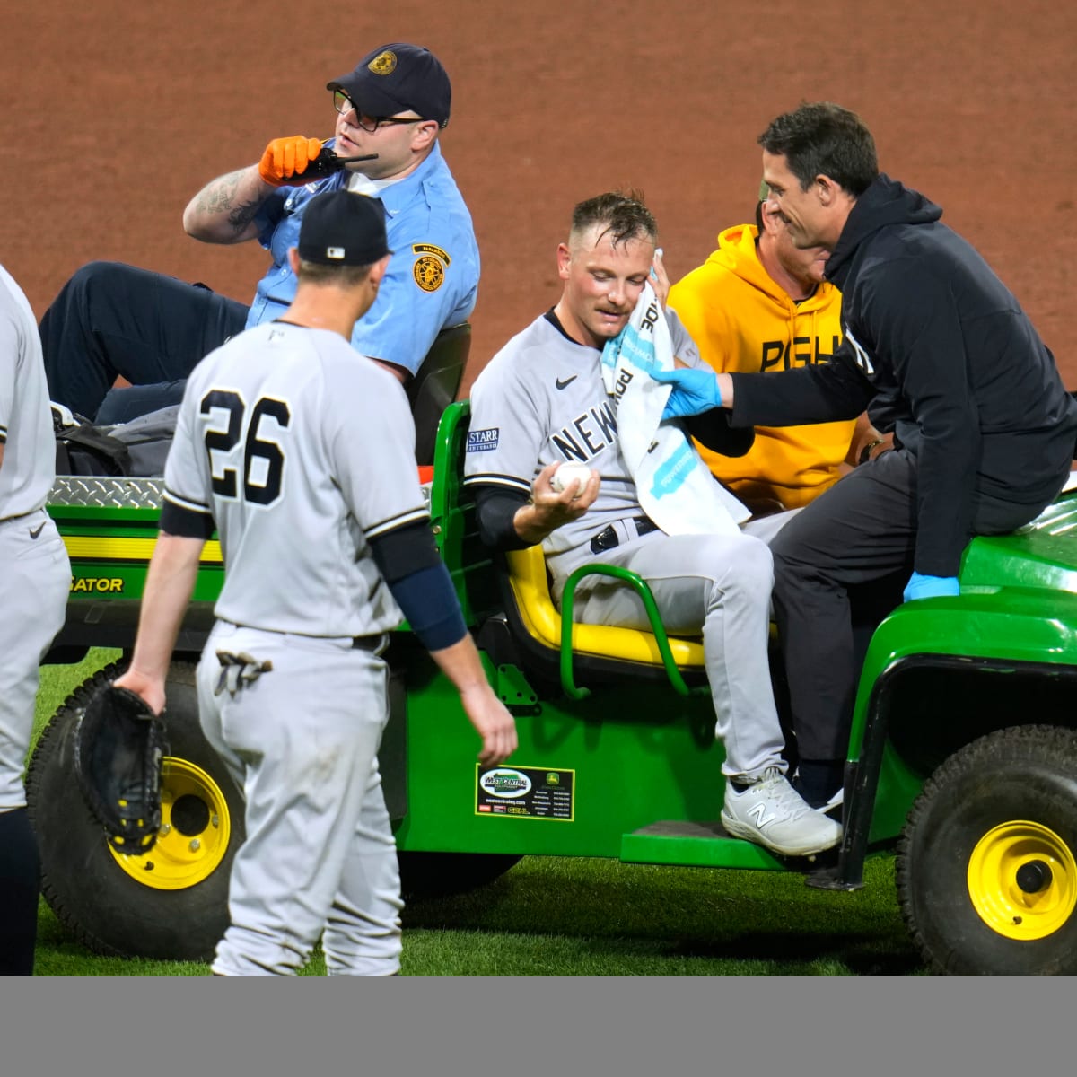 MLB News: Scary scene: MLB umpire hospitalized after being hit in