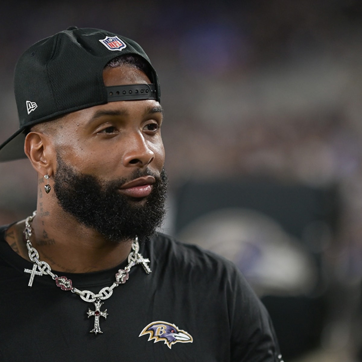 Video: Ravens' Odell Beckham Jr. Reps Travis Hunter Shirt, Randy