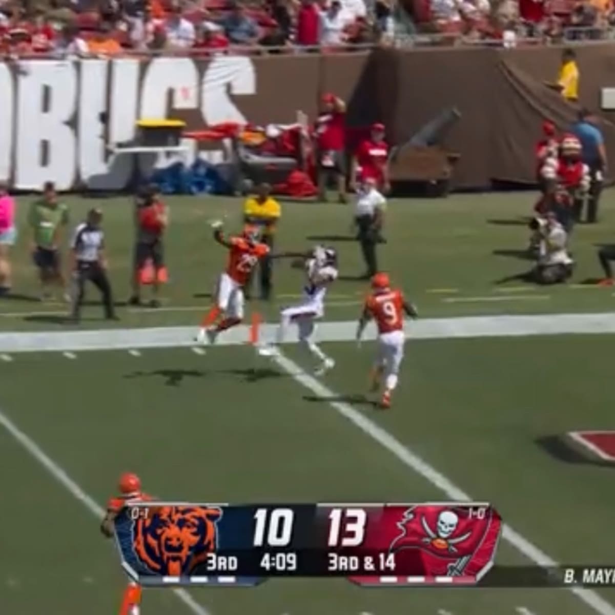 Every Catch from Mike Evans' 3-TD Game vs. Bears