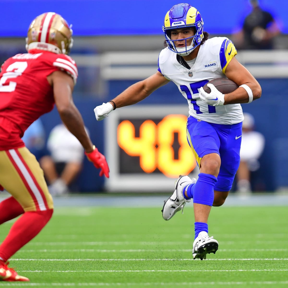 Rams wide receiver Puka Nacua sets NFL single-game rookie record