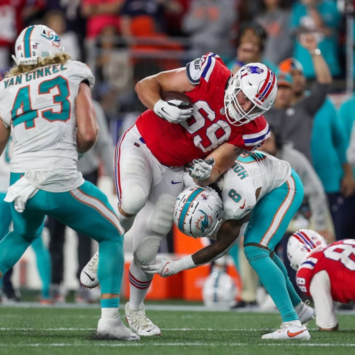 Patriot defense's destruction of Dolphins stuns fantasy players in Week 2