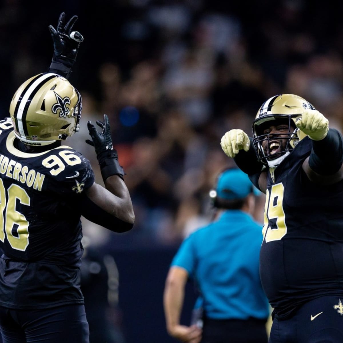 Game balls from the Saints 31-9 terrorizing of the Cardinals - Canal Street  Chronicles