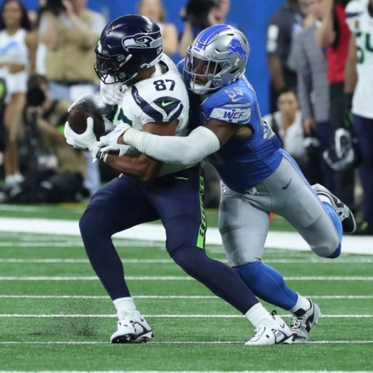 Rookie WR Amon-Ra St. Brown is bright spot for Lions in loss to Seattle