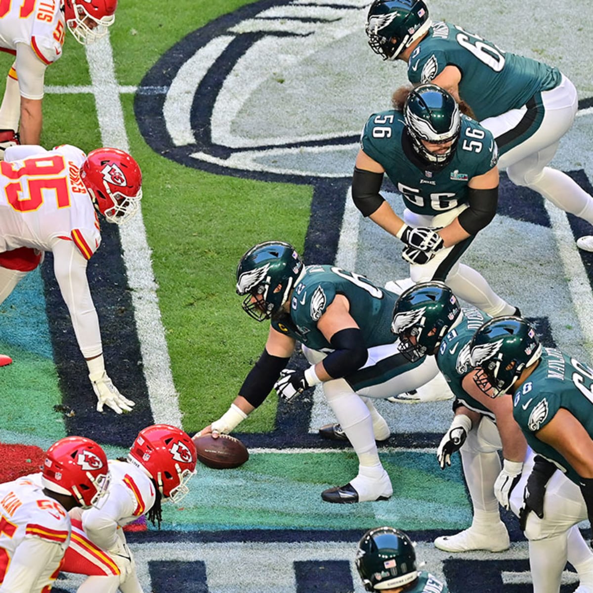 Philadelphia Eagles offensive linemen want to bust the 'O-line