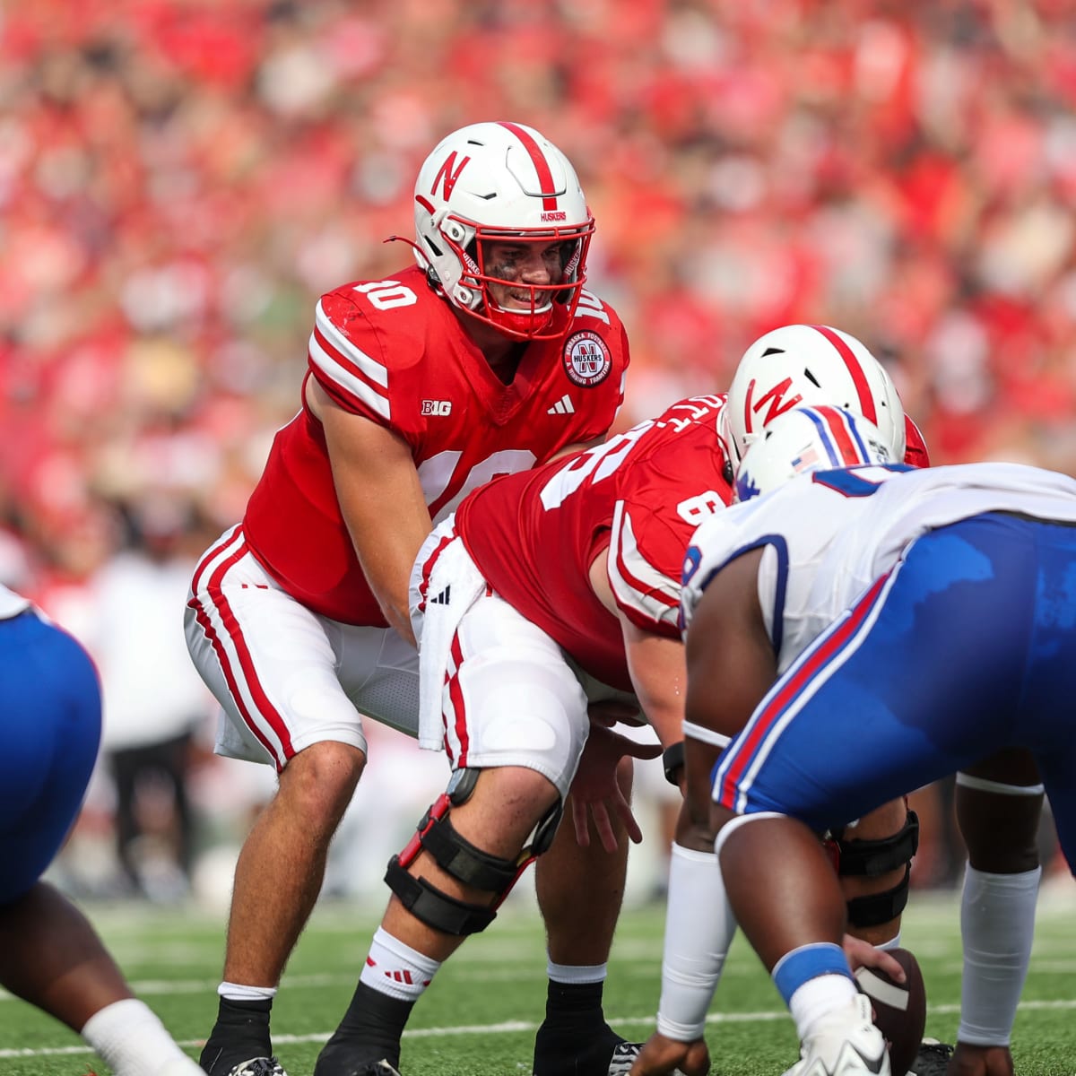 Haarberg leads Nebraska past Northern Illinois 35-11 in first