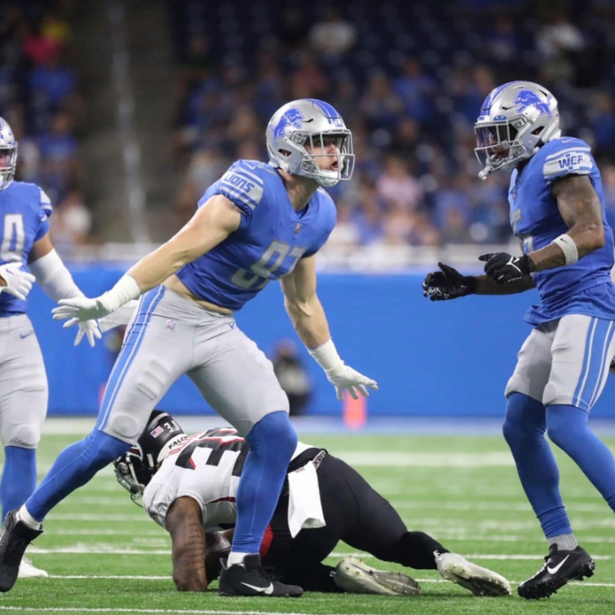 Falcons can't find end zone in loss to Lions