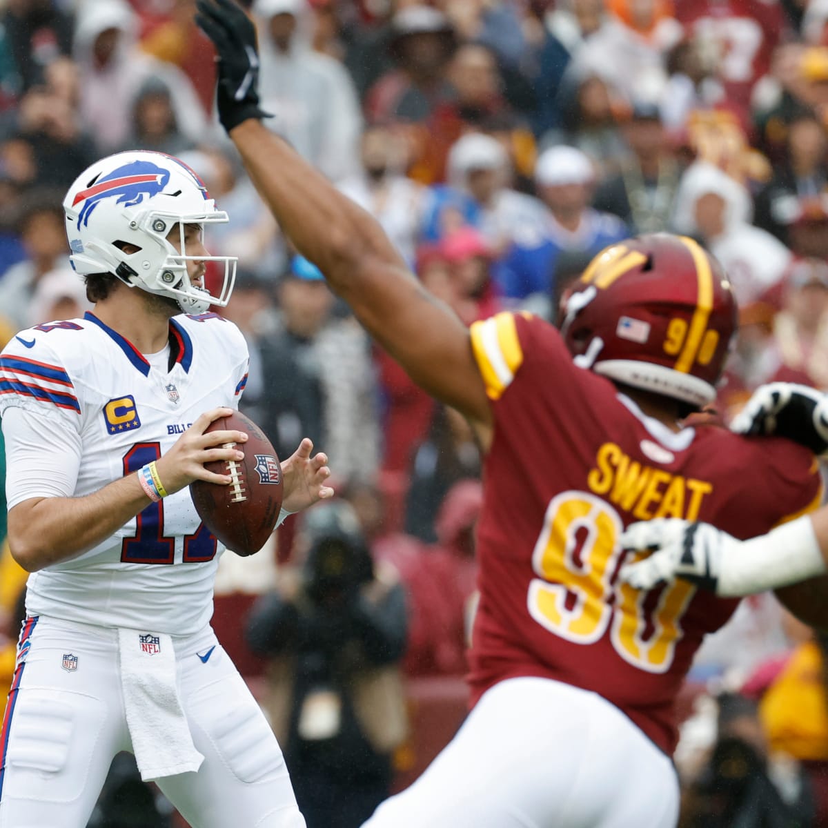 Josh Allen rushes for a 10-yard touchdown vs. Washington Commanders 