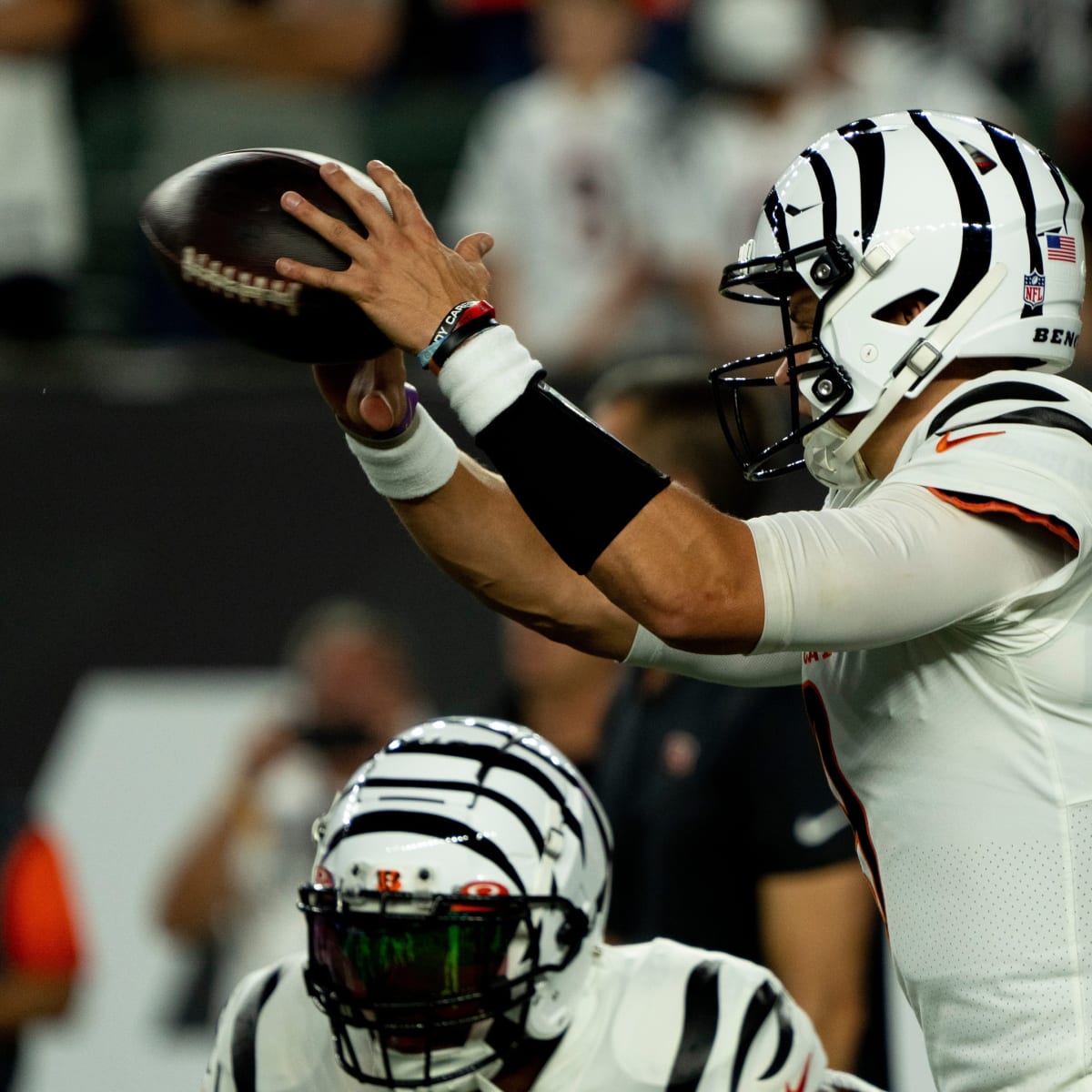 Pass or fail: Bengals finally reveal new white helmets (photos)