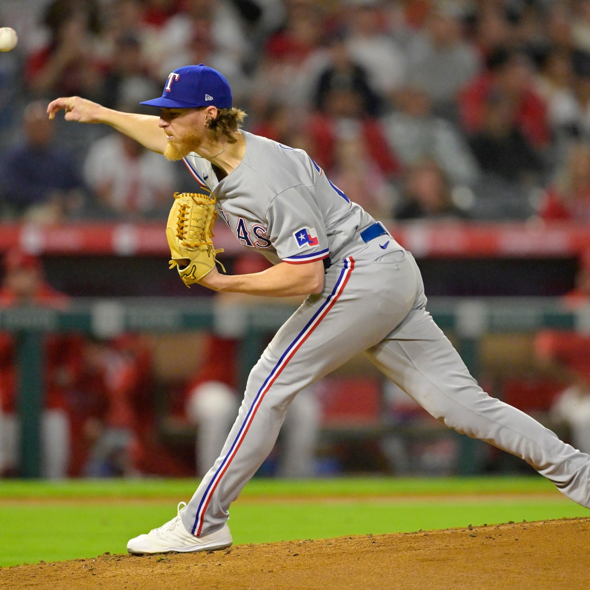 Rangers pitcher Jon Gray exits start vs. Angels with right wrist