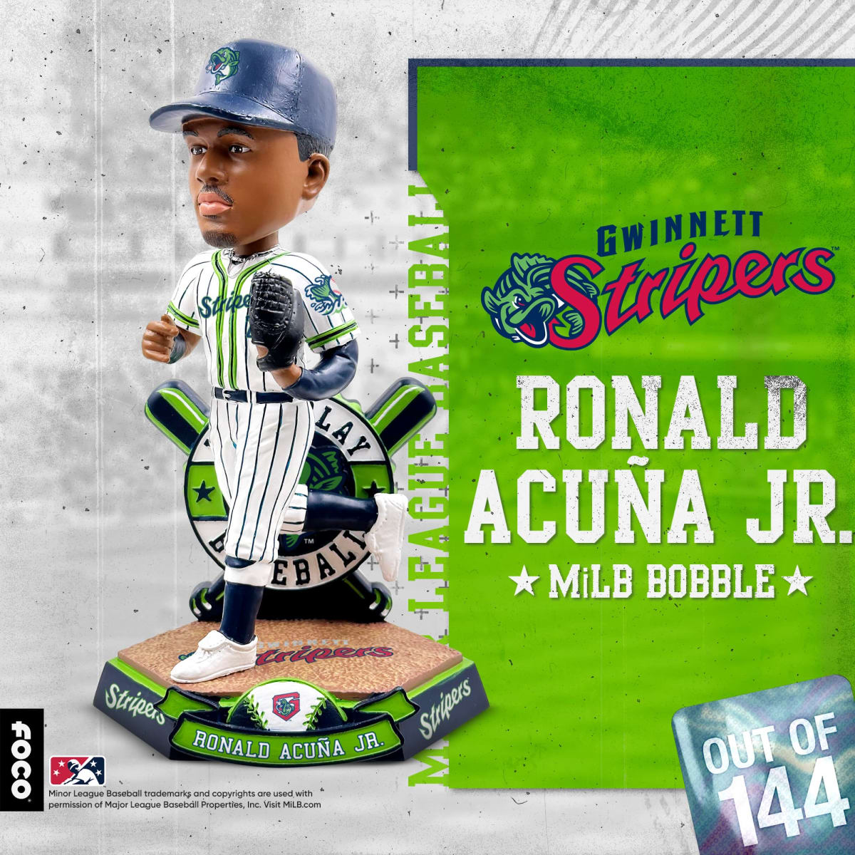 Gwinnett Stripers/ Braves – Atlanta Bobbles