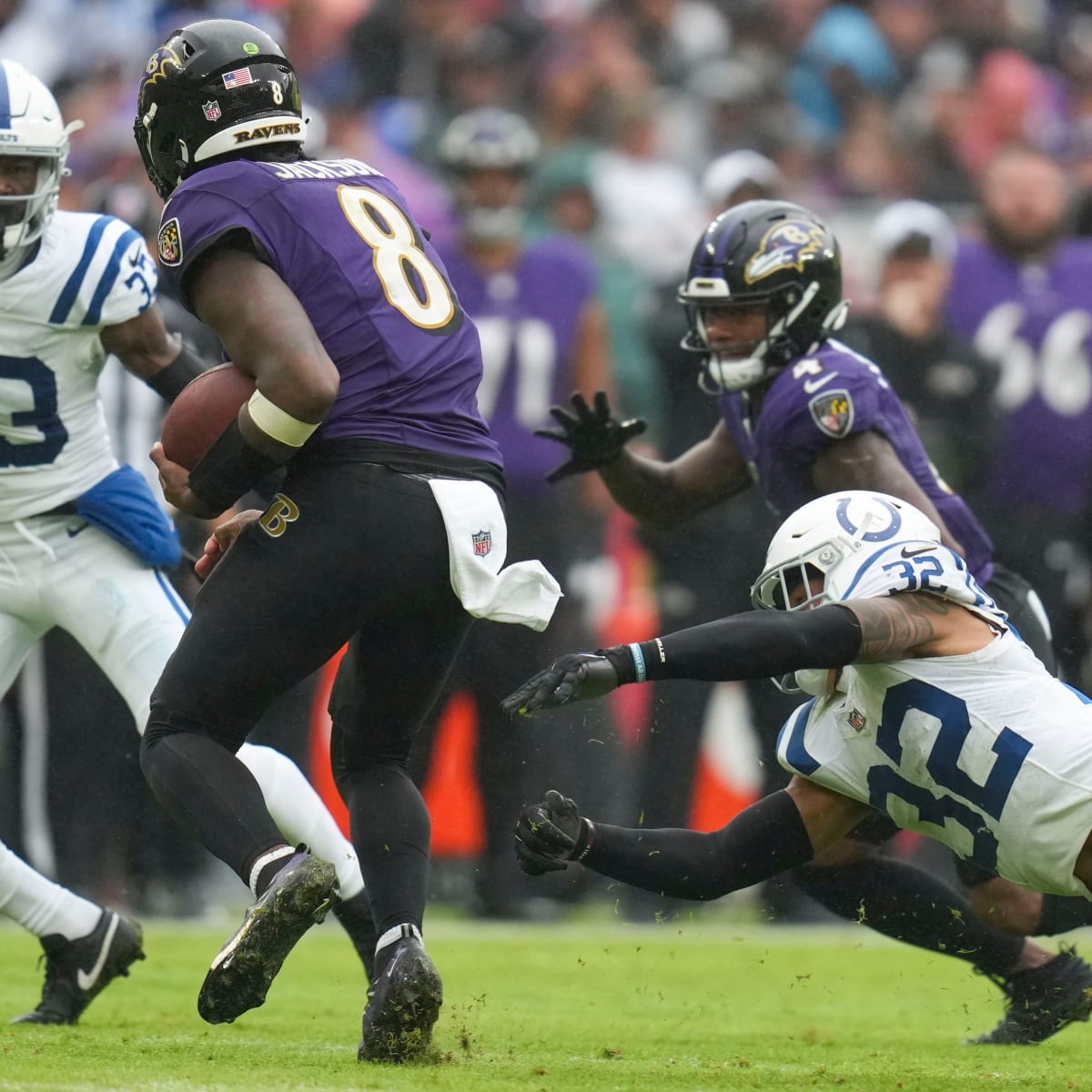 Baltimore Ravens - Most single season rush yards by a QB in NFL