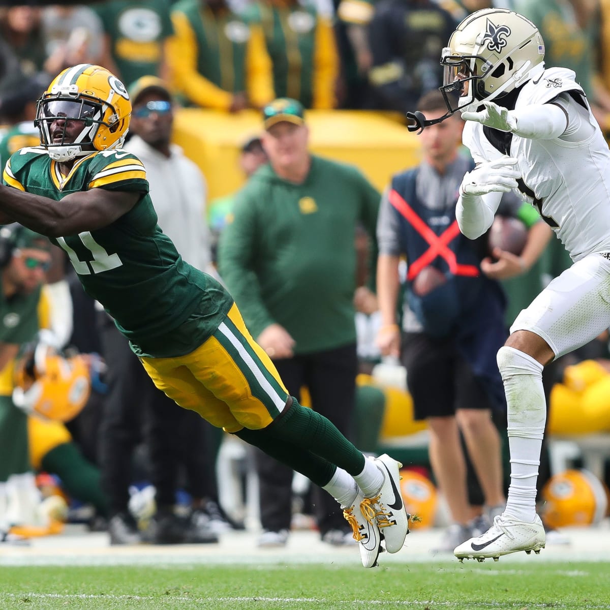 Will Jayden Reed Score a TD Against the Lions Thursday Night