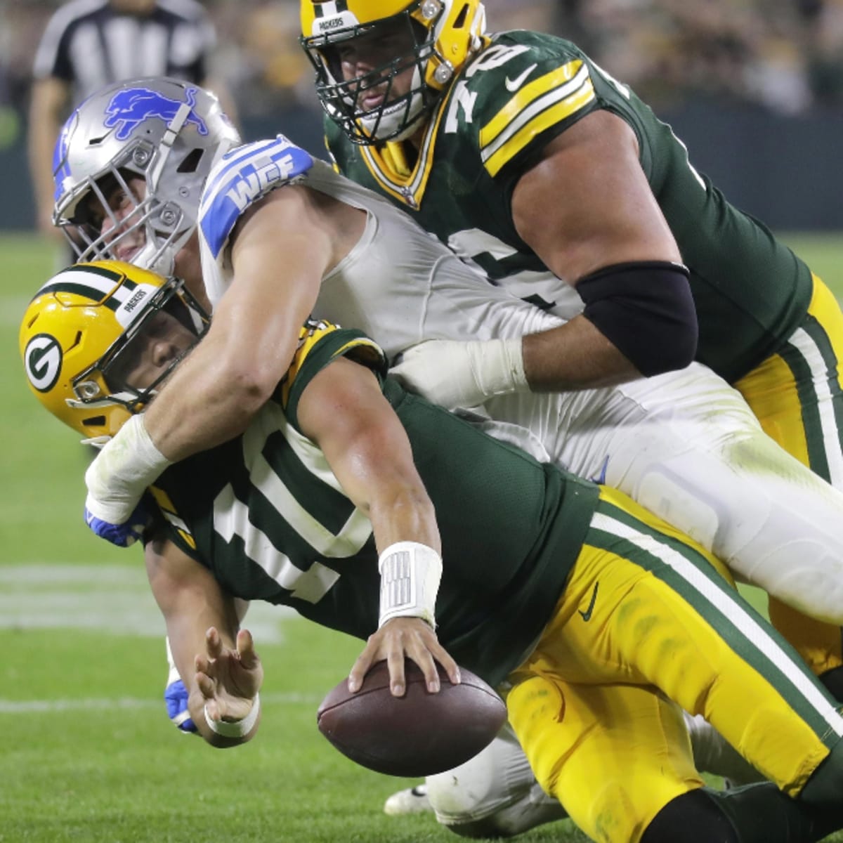 Detroit Lions 34 vs 20 Green Bay Packers summary, stats, score and