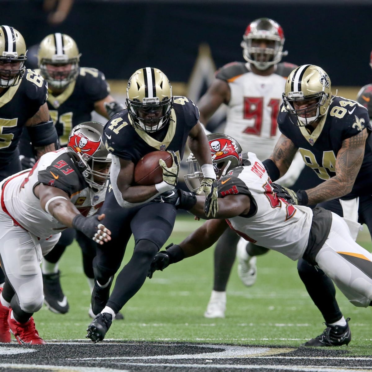 Saints Run Defense vs. Falcons Rushing Attack - Sports Illustrated New  Orleans Saints News, Analysis and More