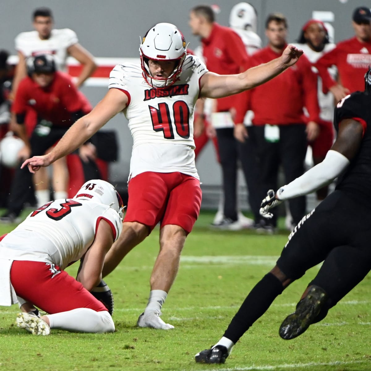 Former Louisville football kicker set to make history