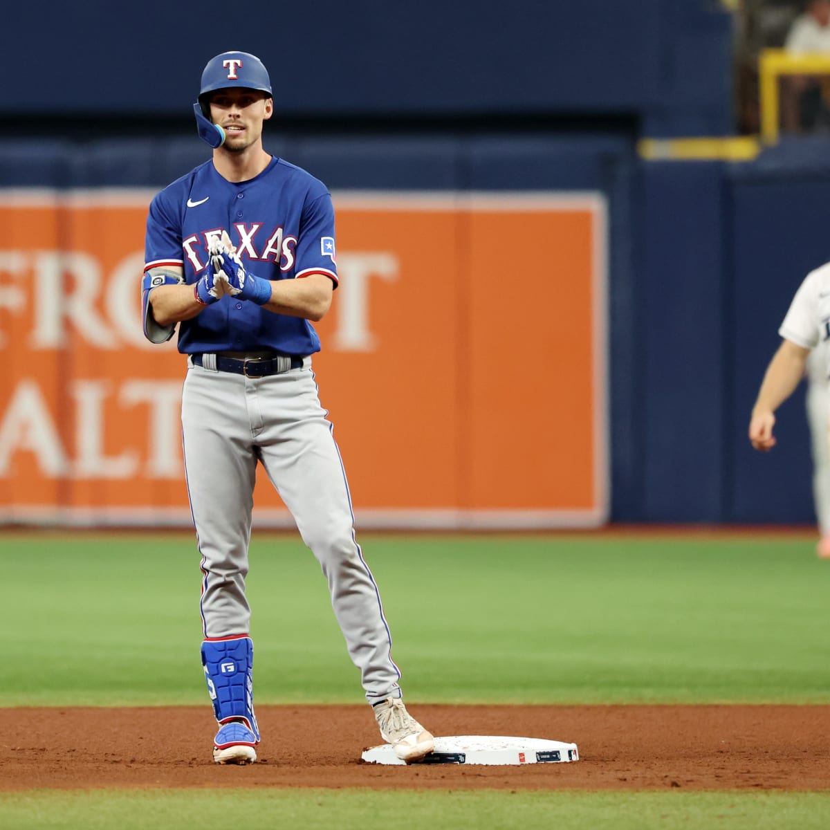 Josh Jung scores first run of 2023 MLB playoffs in Rangers win