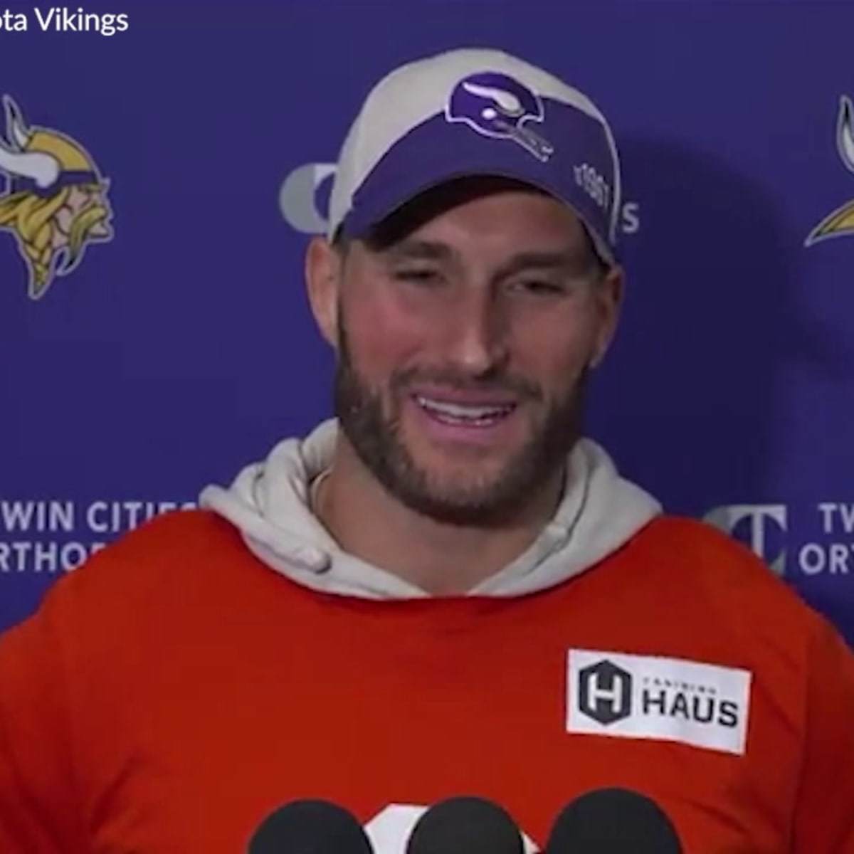 Kirk Cousins rocking Vikings jacket: 'My wife dresses me' - Sports  Illustrated Minnesota Sports, News, Analysis, and More