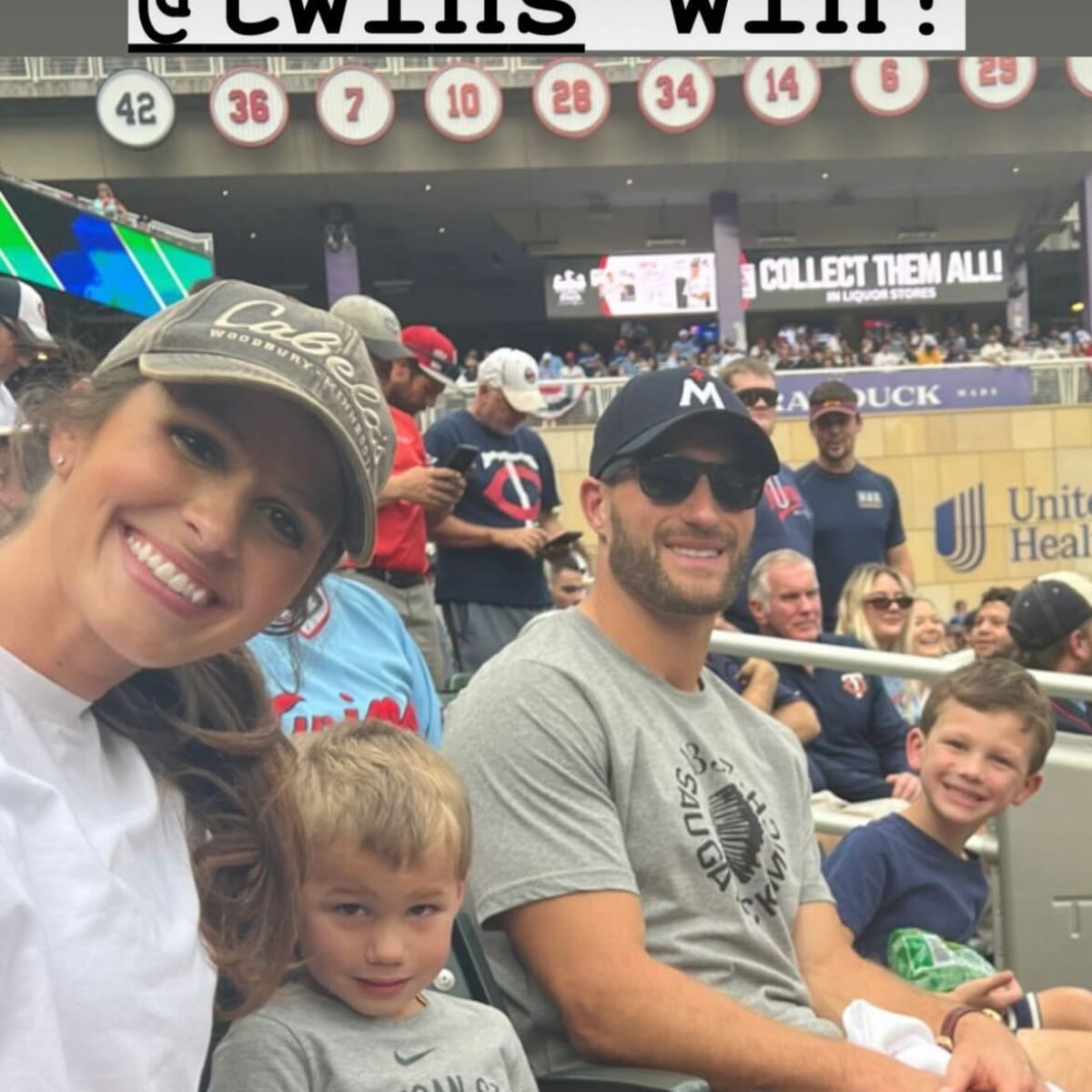 Kirk Cousins sits in stands for Twins playoff experience with