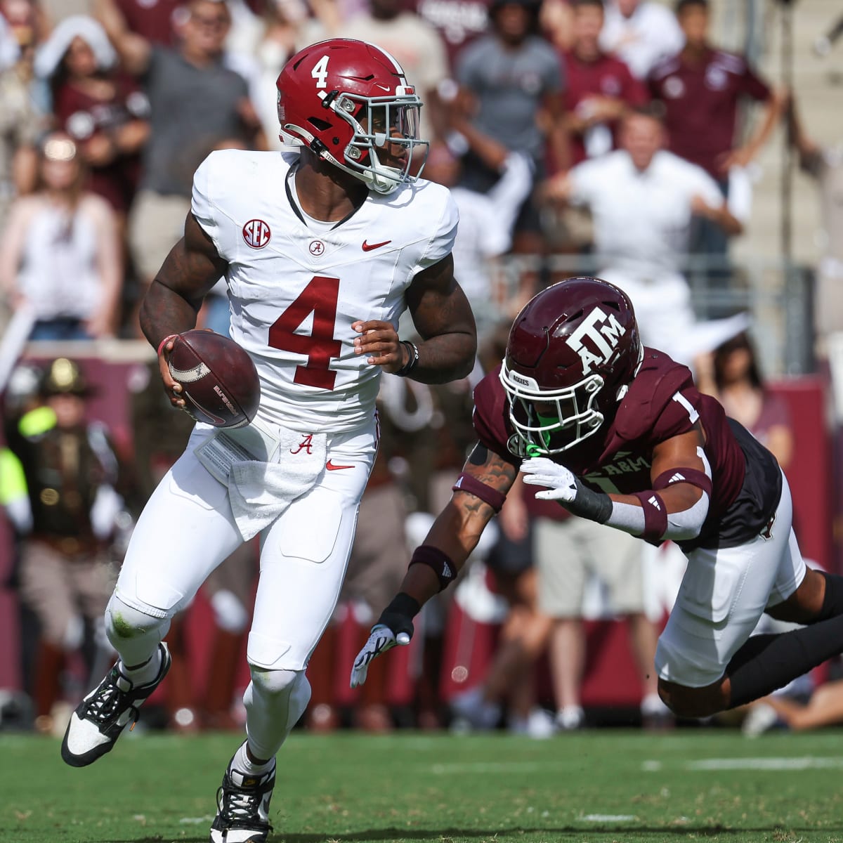 Jalen Milroe relies on the deep ball for a Bama TD - Stream the