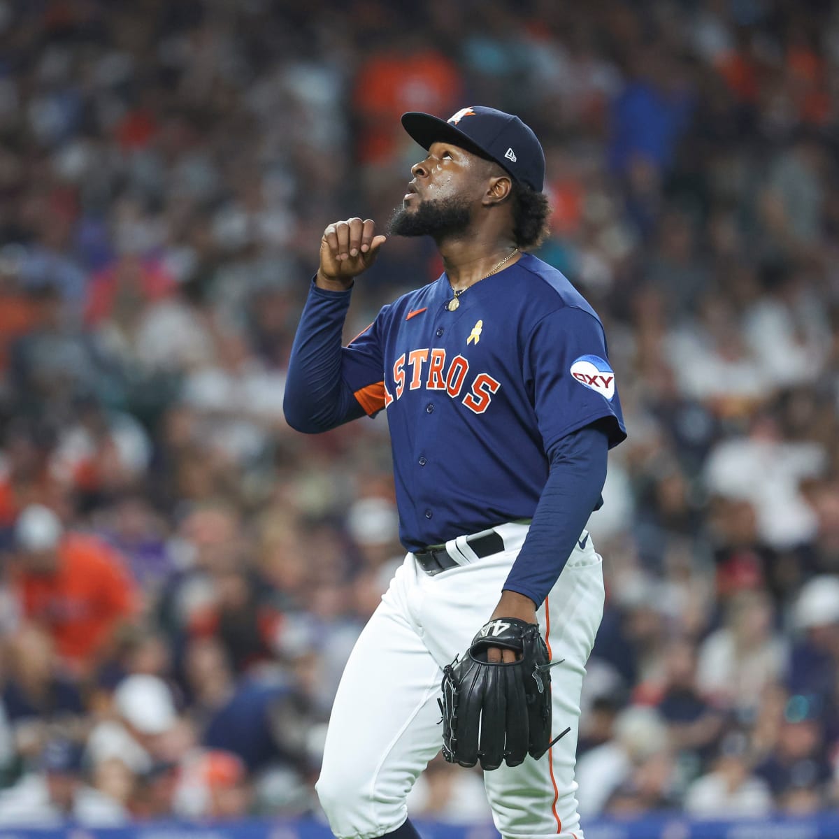 Astros' Cristian Javier reflects on HUGE Game 3 win and stepping
