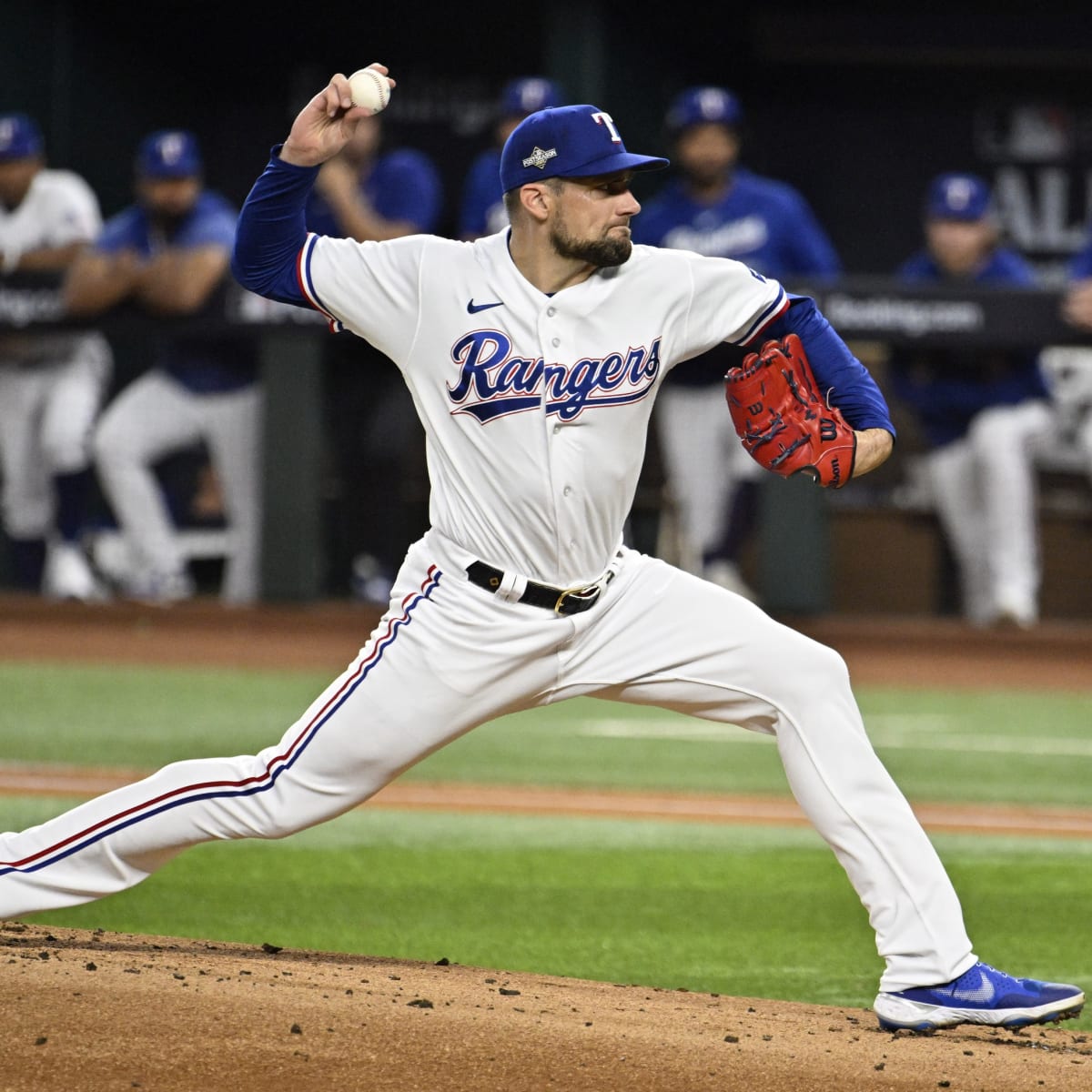 Hometown' Nathan Eovaldi Leads Texas Rangers into ALCS Game 2 at