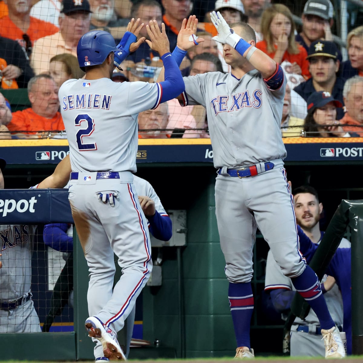 Texas Rangers second baseman Marcus Semien (2) swings at a pitch during the  second inning against the Oakland Athletics in Oakland, CA Thursday May 26  Stock Photo - Alamy