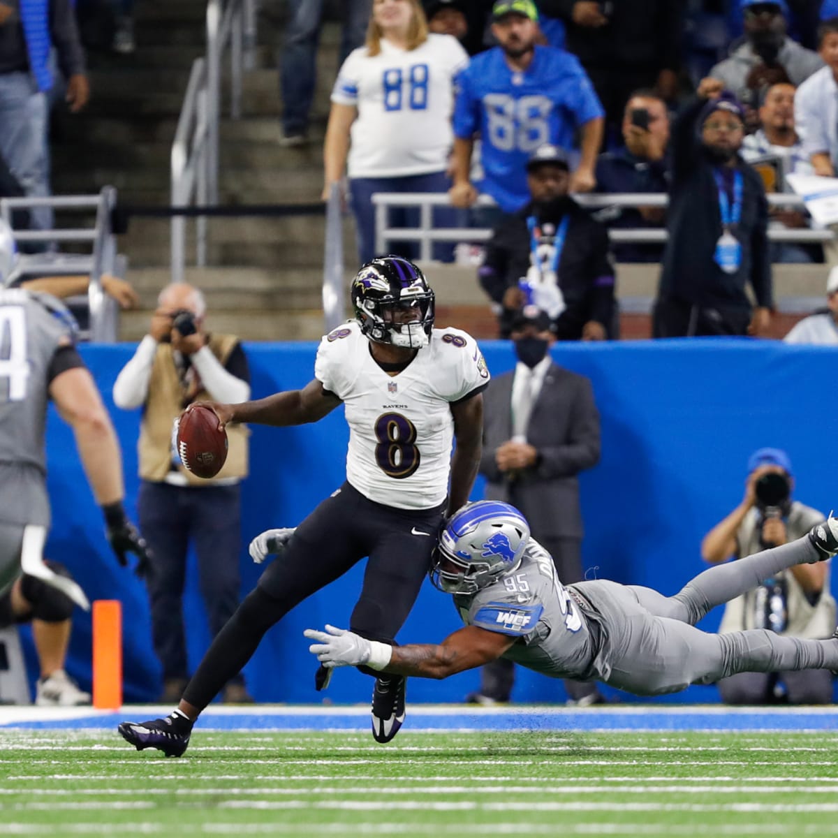 Detroit Lions well aware of daunting task ahead in Ravens QB Lamar