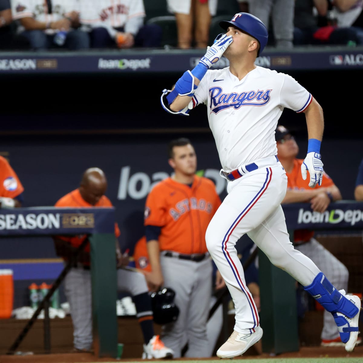 Nathaniel Lowe Early At-Bat Sets 'Tone' for Texas Rangers Clinching ALDS  Win - Sports Illustrated Texas Rangers News, Analysis and More