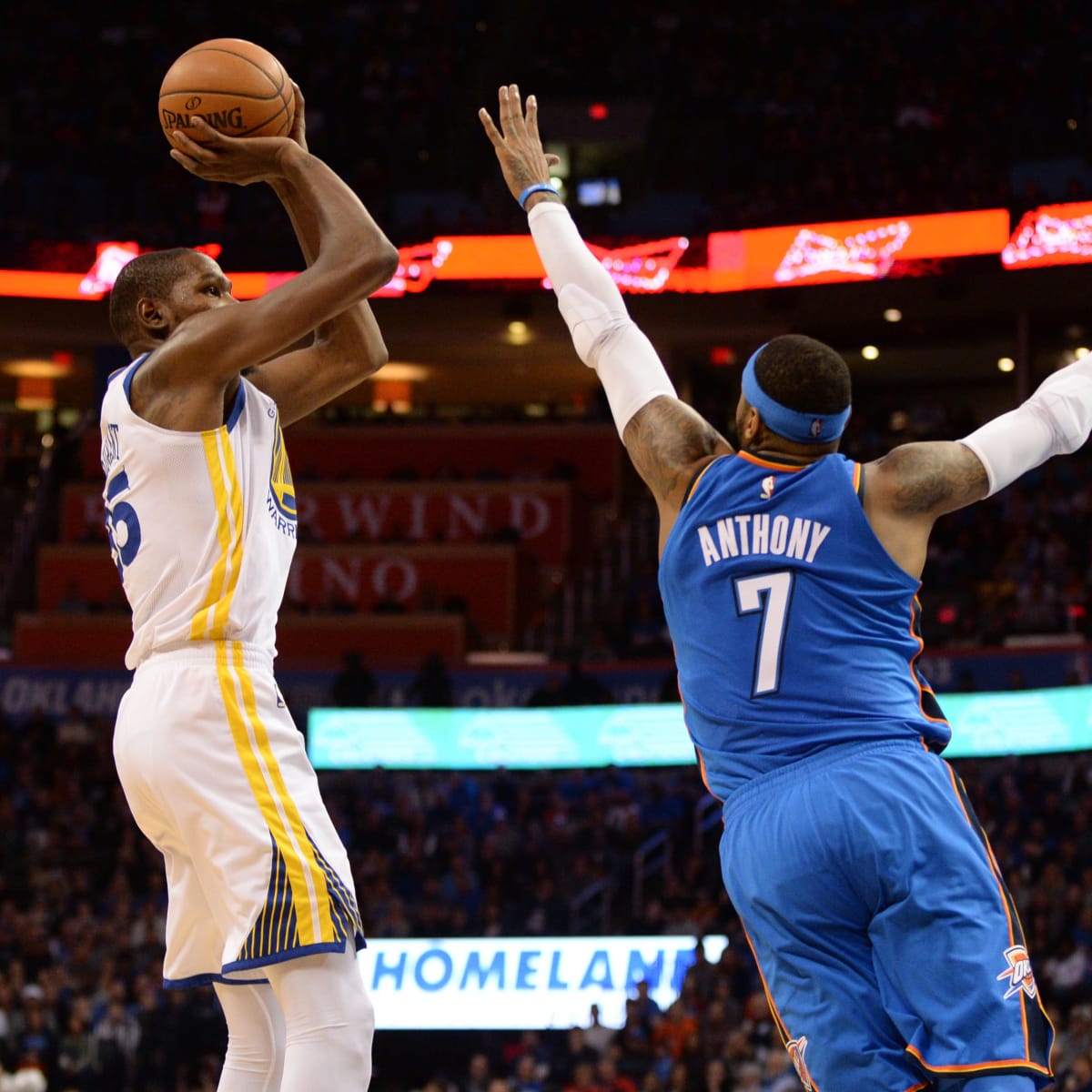 Carmelo Anthony et Kevin Durant