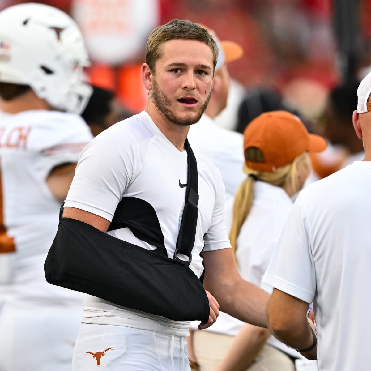 Texas QB Quinn Ewers shares song lyrics to IG story: 'Turn me