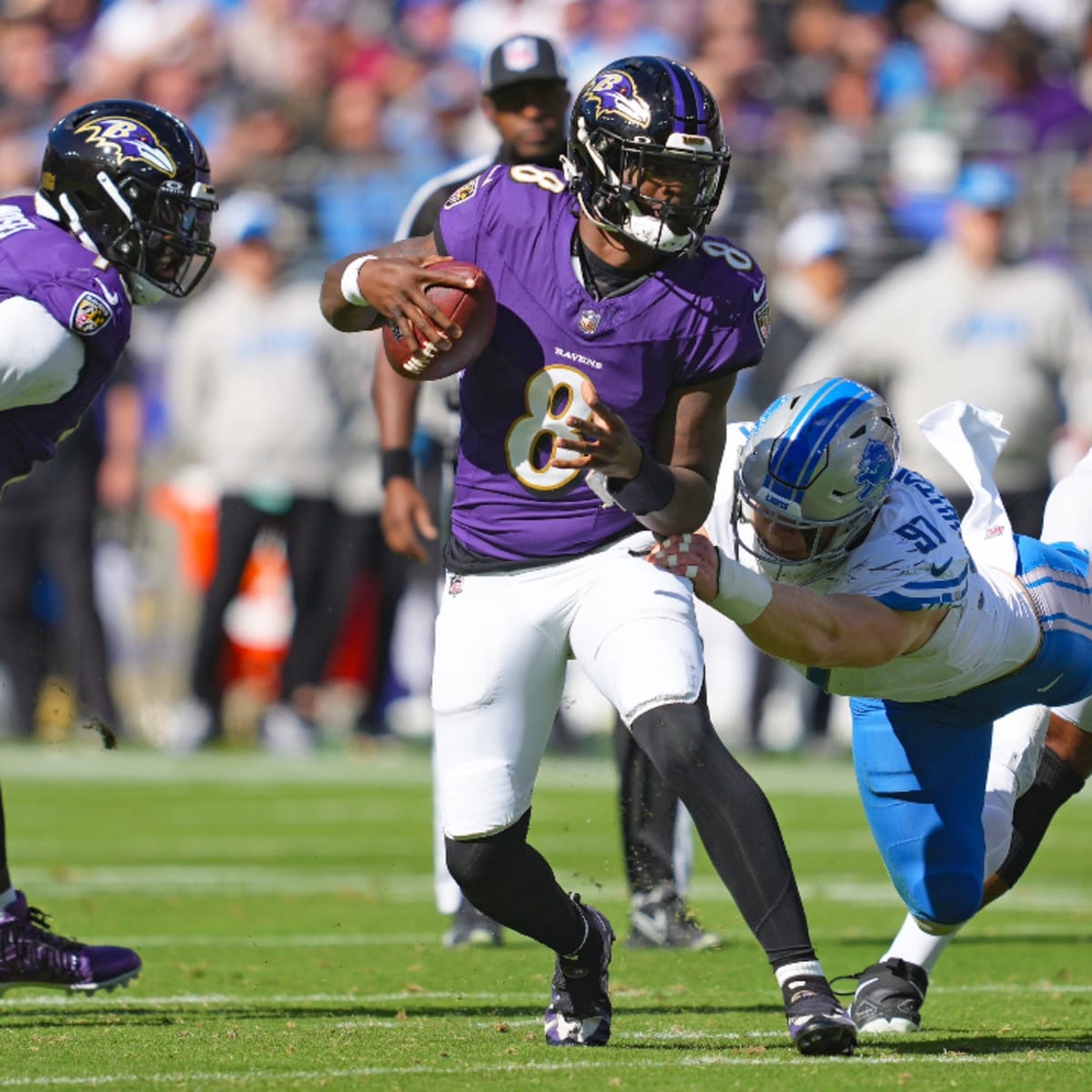 Detroit Lions Week 7 NFL grades in blowout loss to Baltimore Ravens - Sports Illustrated Detroit Lions News, Analysis and More