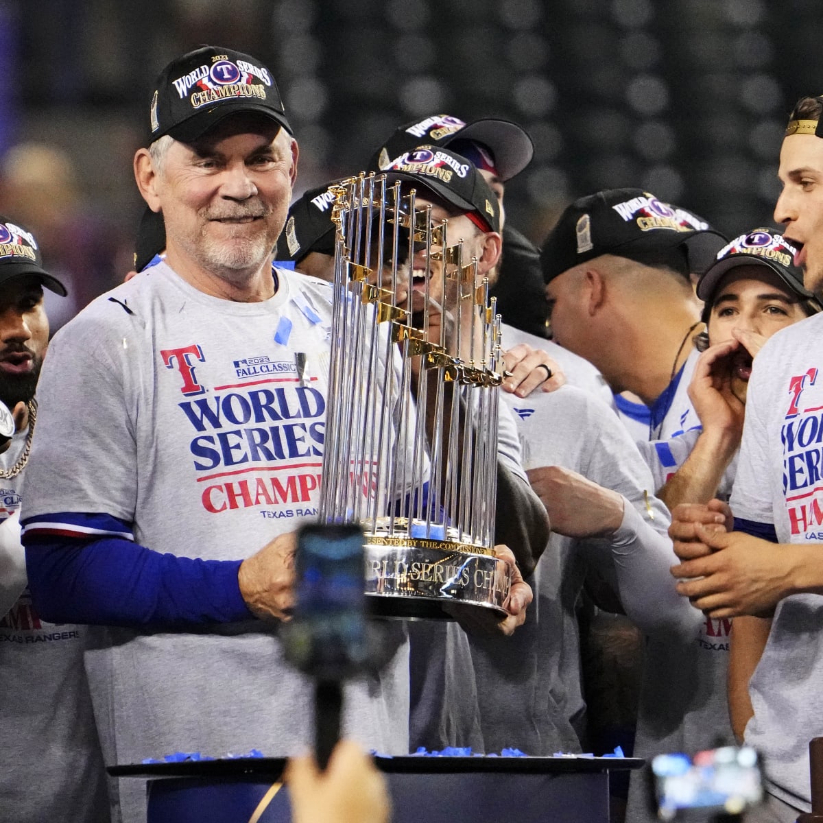 Bruce Bochy Leads Texas Rangers To First World Series Title, Joins Elite  Manager Group - Sports Illustrated Texas Rangers News, Analysis and More