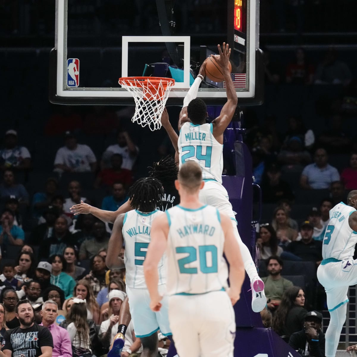 Brandon Miller injury updates: Hornets SF downgraded to questionable for  Tuesday's game vs. Heat - DraftKings Network
