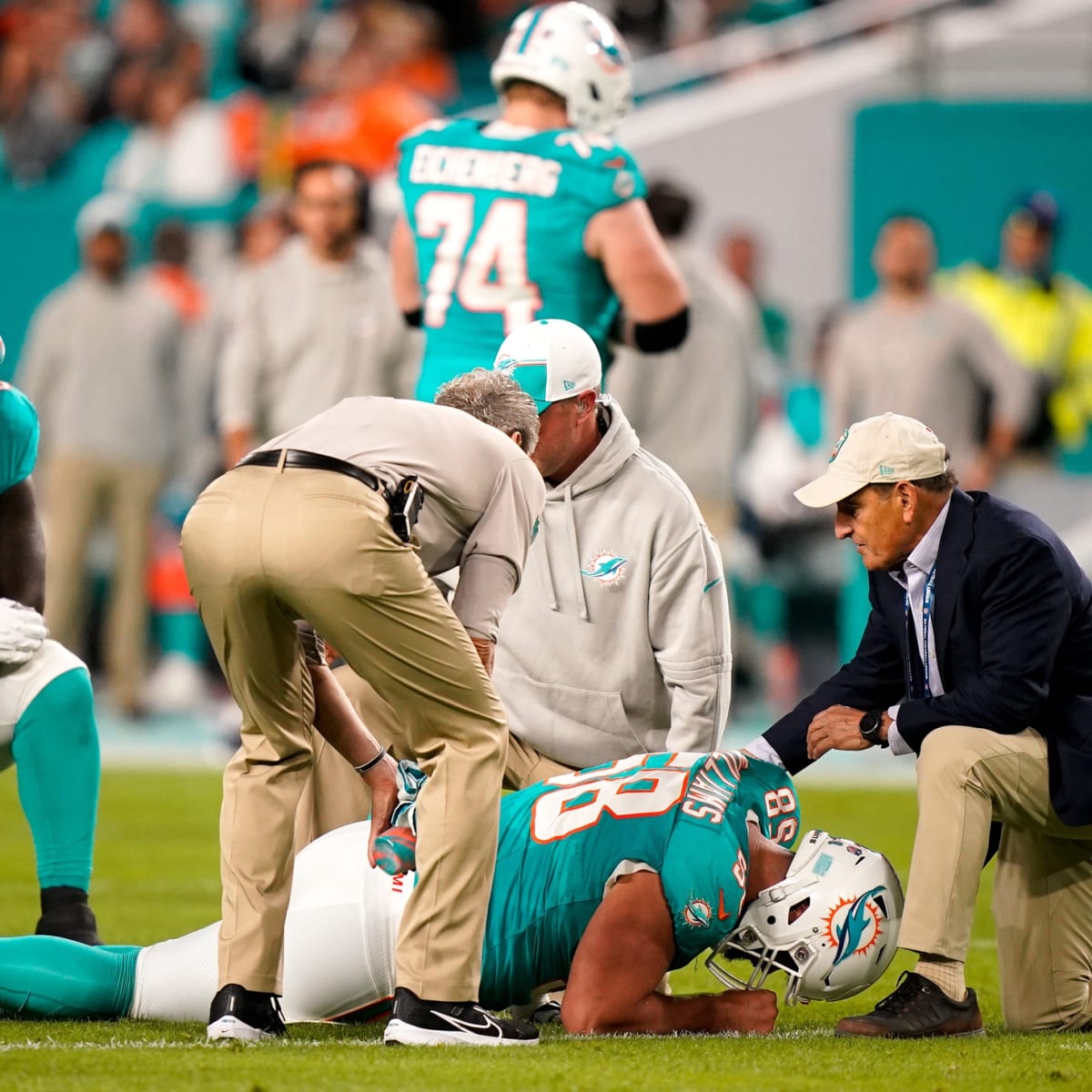 Miami Dolphins Dealing with Freaky Bad Luck on the Offensive Line - Sports  Illustrated Miami Dolphins News, Analysis and More