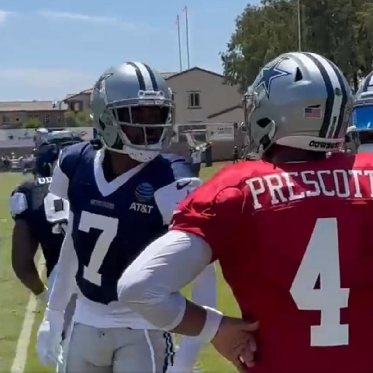 Prescott won't feel disrespected by trash talk at Cowboys camp