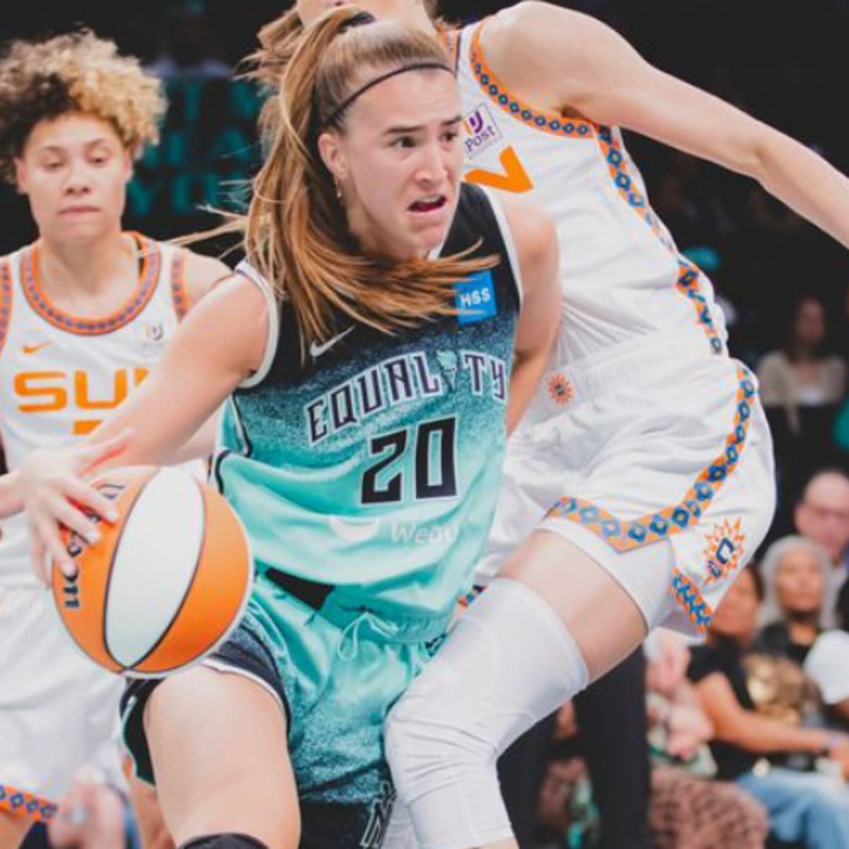 Ionescu and Laney help Liberty beat Sun 84-77 to even semifinals